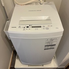 東芝　2019年製　洗濯機　4.5キロ