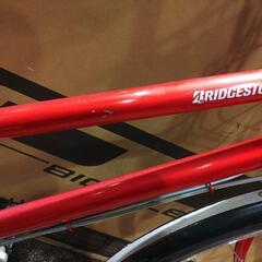 中古自転車　ブリヂストン　赤　26 インチ　内装5段　通勤通学　鍵リコール対策済み　