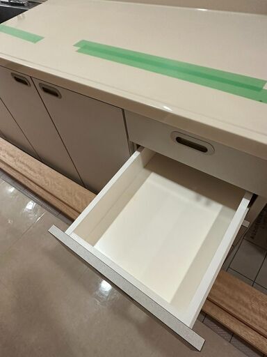 取引確定】シンク付 キッチン 作業台（横210cm）