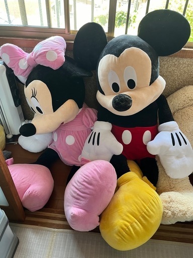 【まとめ売り】 圧縮なし Disney 特大 ぬいぐるみ ミッキー ミニー ペア ディズニー⭐️ミッキー&ミニー⭐️特大ぬいぐるみ ミッキー・ミニー