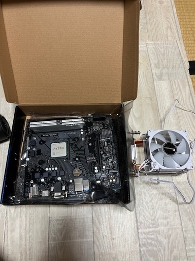 Ryzen5 5500 a520m 16GBメモリ　cpuファンセット