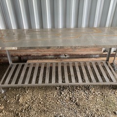 直渡し可能】足場板天板 90✖︎180✖︎3.5 WOODPRO購入 - ダイニング  