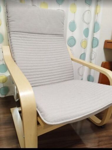 ★合計3脚★新中古IKEA POÄNG ポエングパーソナルチェア1脚 \u0026 新品未開封ダイニングチェア2脚セット