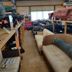 【愛品倶楽部柏店】大塚家具オリジナル取扱い品 3人掛けソファ＆オットマン 344シリーズ