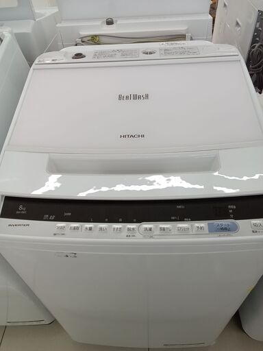 ★ジモティ割あり★ HITACHI 洗濯機 8Kg 19年製 動作確認／クリーニング済み HJ4050