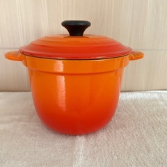 ル・クルーゼ ココットエブリィ18 インナーリッド付 オレンジ