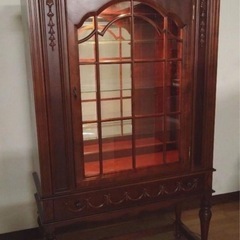 大塚家具リンホーリン定価37.5万飾り棚キュリオケース