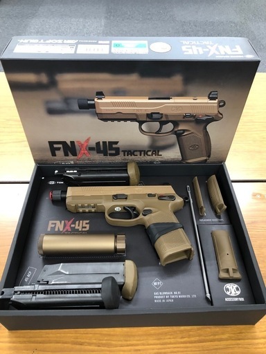 東京マルイ　FNX-45 TACTICAL ［サイレンサー／マガジン3本付き！]