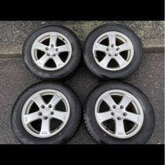 215/60R16スタッドレス 4本セット ブリヂストン VRX2 2020年 ホンダ純正 Modulo OFF55 6.5J PCD114.3 5穴 オデッセイ