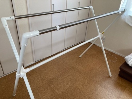 X型物干し