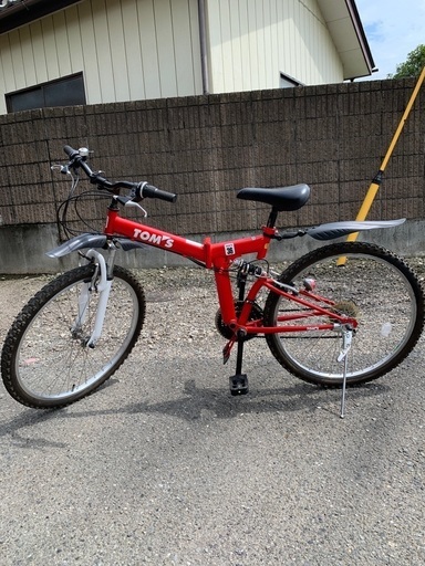 スポーツサイクル　赤　26インチ