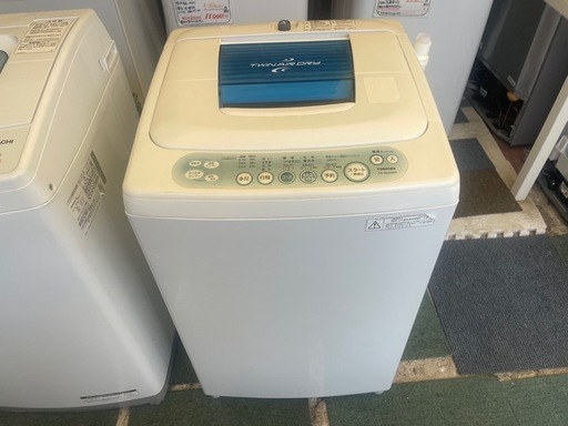 【リサイクルサービス八光】2009年製　東芝　全自動洗濯機（5.0kg) ピュアホワイト AW-50GG-W