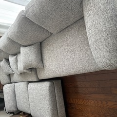 カウチソファー max6人掛け 購入希望の方値下げ相談承ります