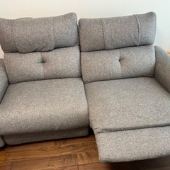 ニトリ2人掛けリクライニングソファ