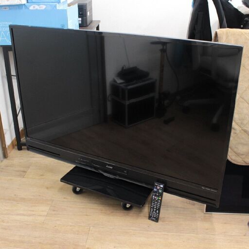 T161) 三菱 デジタル液晶テレビ LCD-A50BHR8 2017年製 50型 REAL BDレコーダー1TB 見る/録る/残す HDD搭載 オートターン 地上 BC CS 50V