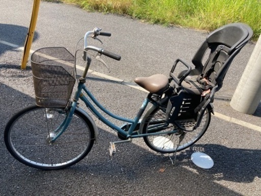 急募⭐︎シートのみも受付！！自転車 キッズシート付き⚠︎タイヤパンクしてます