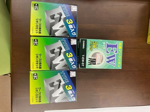 ワープロ用共通リボンカセット　3個入り4箱 　引き取り限定