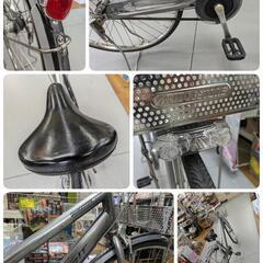 J302★ﾌﾚｰﾑ割れ有り★軽快自転車★ﾌﾞﾘﾁﾞｽﾄﾝ★ｱﾙﾍﾞﾙﾄ★内装5段★LEDオート★27ｲﾝﾁ