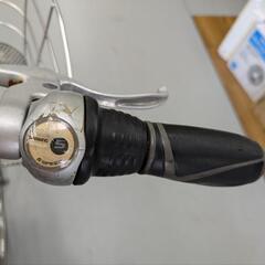 J302★ﾌﾚｰﾑ割れ有り★軽快自転車★ﾌﾞﾘﾁﾞｽﾄﾝ★ｱﾙﾍﾞﾙﾄ★内装5段★LEDオート★27ｲﾝﾁ