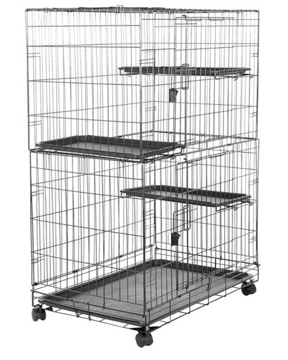 Amazonベーシック 猫ケージ  大(折りたたみ識別)
