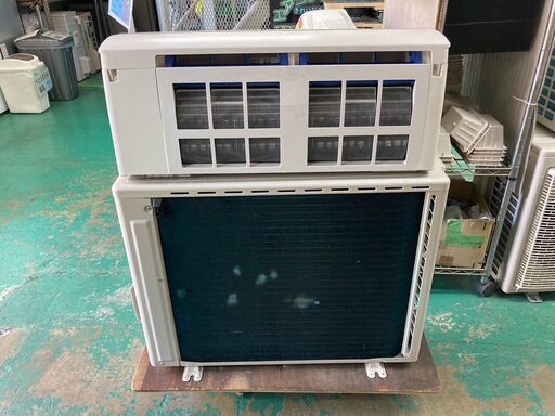 K05554　中古エアコン 富士通 2017年製 主に14畳用 冷房能力 4.0KW / 暖房能力 5.0KW