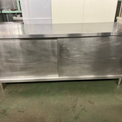 引戸付き調理台1800x600x800