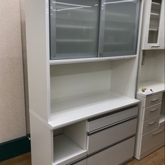 ☆ジモティ割あり☆ 松田家具 食器棚 H198×W118×D49 クリーニング済み