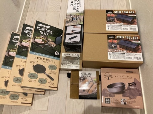 新品未使用　キャンプ用品まとめ売り
