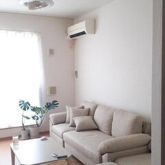 【タンスのゲン】最終値下です:11/1~10まで42000円から8000円引=34000円5人掛けソファー(オットマン1個/クッション3個付)：COLOR：ベージュ