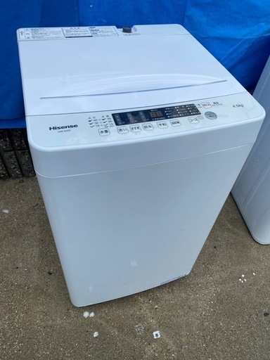 お薦め品‼️分解洗浄済み‼️ハイセンス4.5kg洗濯機2023年