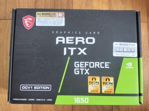 pcグラフィックボード　GeForce GTX 1650 4GB msi  【中古】