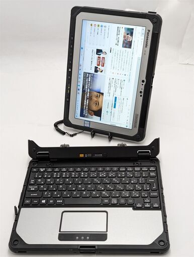 激安 累積使用時間短 タッチ 高速SSD タブレット ノートパソコン Panasonic CF-20E0385VJ 中古 第7世代i5 無線 カメラ Windows11 Office