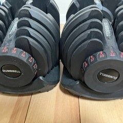 可変式ダンベル40㎏まで&ベンチプレス台