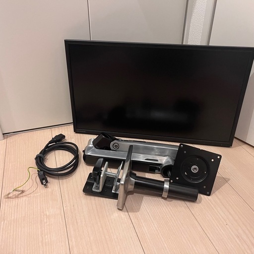 24インチ フルHDモニター+エルゴトロン　モニターアーム