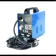diyで人気の半自動溶接機！MiG130 溶接機ノンガスタイプ青色