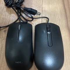 NEC・DELl 有線マウス2個セット