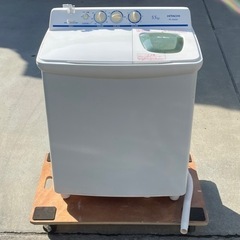 洗浄済み ! ! ◇日立 2槽式洗濯機 2019年製 洗濯／脱水5.5Kg PS-55AS2