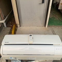 【最終値下げ4000円引き】格安！早い者勝ち！しっかり冷えます！配送可！シャープルームエアコン10畳