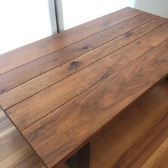 Masterwalマスターウォール ORIGIN LIVING TABLE オリジン リビングテーブル スチールレッグス ウォールナット