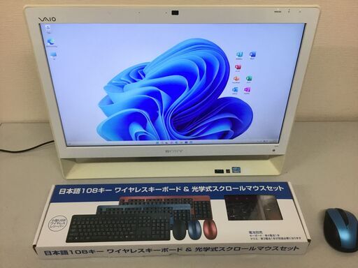 【最新Win11】SONY デスクトップPC 『超高速・新品SSD搭載』Win11 最新office2021付属 管理No22