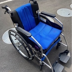 カドクラ 自走用車椅子 折りたたみ式 A101-AB