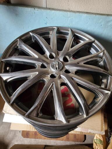 ■18×7J■社外 BROCHEN アルミ■5穴 PCD114.3mm ET+53 ハブ径73mm