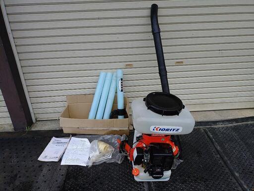 背負い動力散布機　エンジン散布機　肥料散布　共立DME401A　中古　美品