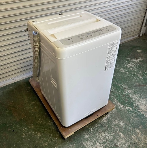 BH48★Panasonic★ 2022年製 全自動電気洗濯機 洗濯機 家庭用 NA-F50B15 5.0kg 100V