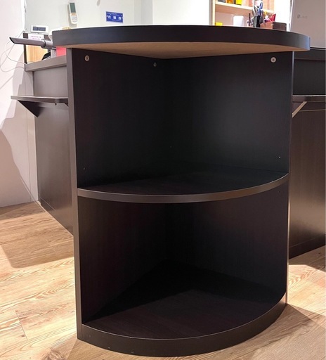 店舗用木製カウンターコーナー台