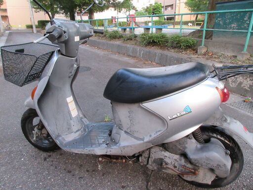 レッツ4　スズキ　シルバー　FI　バッテリー新品　4スト　原付バイク　CA45A レッツ4 スズキ シルバー FI バッテリー新品 4スト 原付バイク CA45A