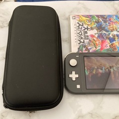 美品スイッチライト➕ケース➕大乱闘スマッシュブラザーズ
