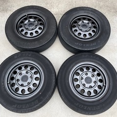 [極美品] 195/80r15 アルミ4本セット