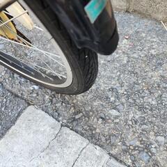 折りたたみ自転車　丸石　６変速　カゴ　付き　黄色　配達可能