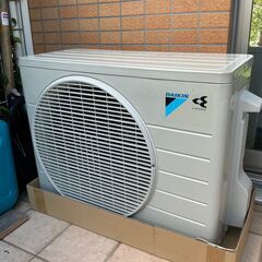 ダイキンルームエアコン　2.5kW　８畳用　暖房機能付き　分解清掃済み　室内機室外機セット